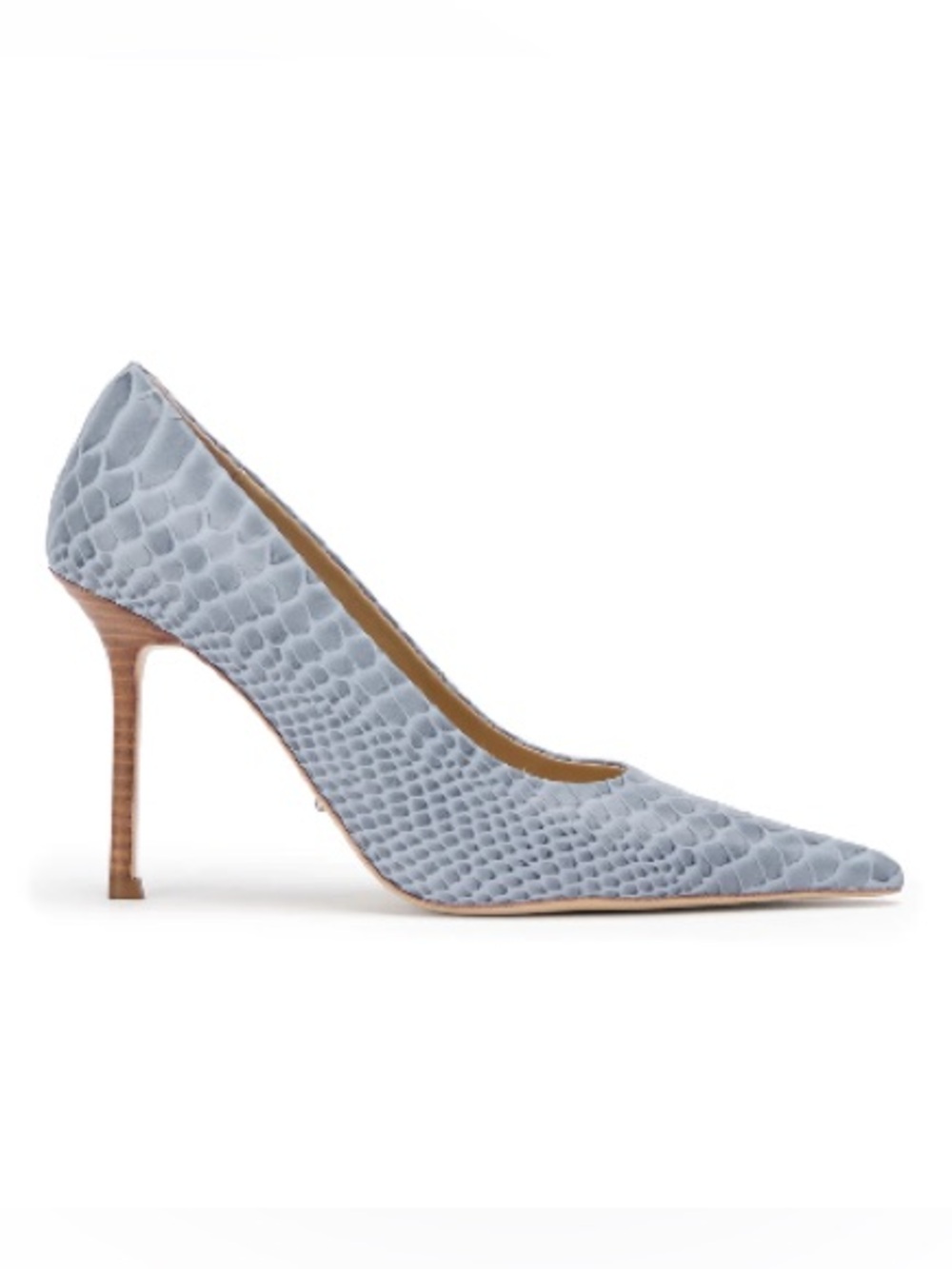 Tony Bianco Niki Blue Python Pointed-Toe Stiletto NWB